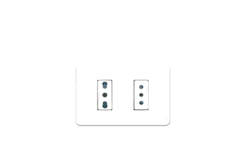 Tomacorriente Bipaso con Placa 2P+T Doble Genesis 250V/10A + 10-16A -Blanco MWD130327545 — Schneider Electric — SCHNEIDER ELECTRIC