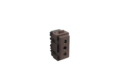 Módulo Tomacorriente 2P+T Genesis 250V/10A - Café MWD130087708 — Schneider Electric — SCHNEIDER ELECTRIC