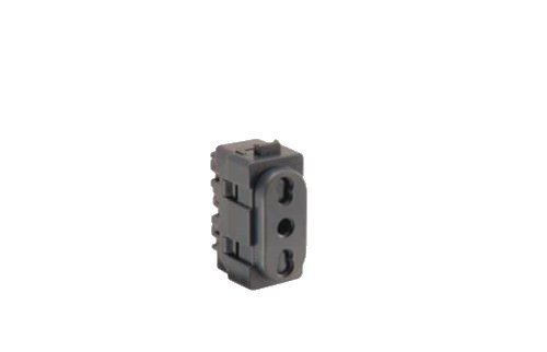 Módulo Tomacorriente Bipaso 2P+T Genesis 250V/10-16A -Noir MWD130087917 — Schneider Electric — SCHNEIDER ELECTRIC