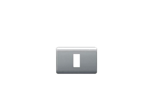 Placa con Soporte 1M Genesis Humo MWD130407431 — Schneider Electric — SCHNEIDER ELECTRIC