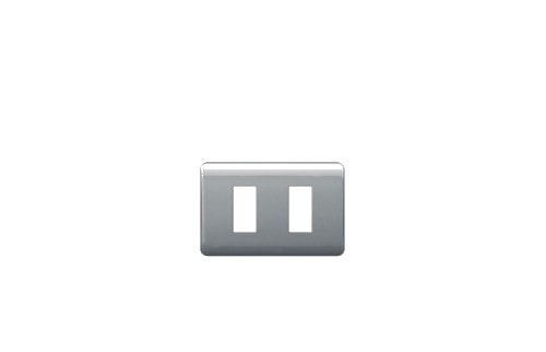 Placa con Soporte 2M Genesis Humo MWD130407432 — Schneider Electric — SCHNEIDER ELECTRIC