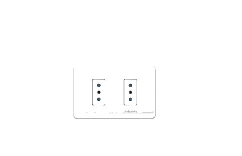 Tomacorriente Doble con Placa 2P+T Genesis 2 X 250V/10A - Blanco 2x10 MWD130327517 — Schneider Electric — SCHNEIDER ELECTRIC