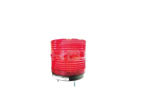 Baliza LED 115mm IP65 - Roja Circular con Zumbador, Alimentación 220VAC MS115T-BFF-R — Menics — MENICS