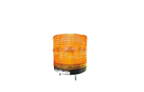 Baliza LED 115mm IP65 - Ambar Circular con Zumbador, Alimentación 220VAC MS115T-BFF-Y — Menics — MENICS