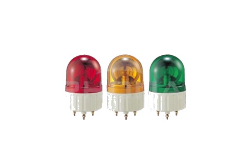 Baliza Giratoria 86mm IP54 - Roja Circular con Zumbador, Alimentación 220VAC ASGBFFR(220VAC) — Menics — MENICS