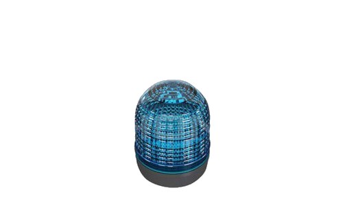 Baliza Xenón 86mm IP65 - Azul Estroboscopica, Alimentación 220VAC MS86S-N20-B — Menics — MENICS