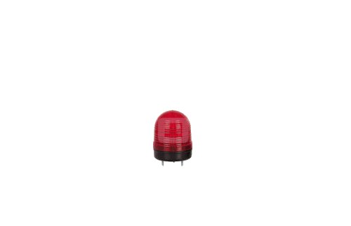 Baliza Xenón 86mm IP65 -Roja Estroboscopica, Alimentación 12-24VAC/dc 220VAC MS86S-S00-R — Menics — MENICS
