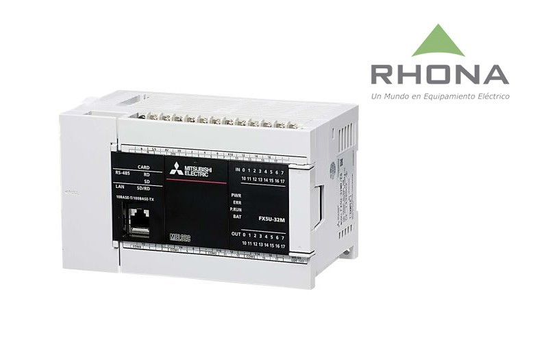 PLC Compacto FX5U -Salida Relé 16 Entradas / 16 Salidas -100/240VAC 150x90x83 5V FX5U-32MR/DS — Mitsubishi Electric — MITSUBISHI ELECTRIC