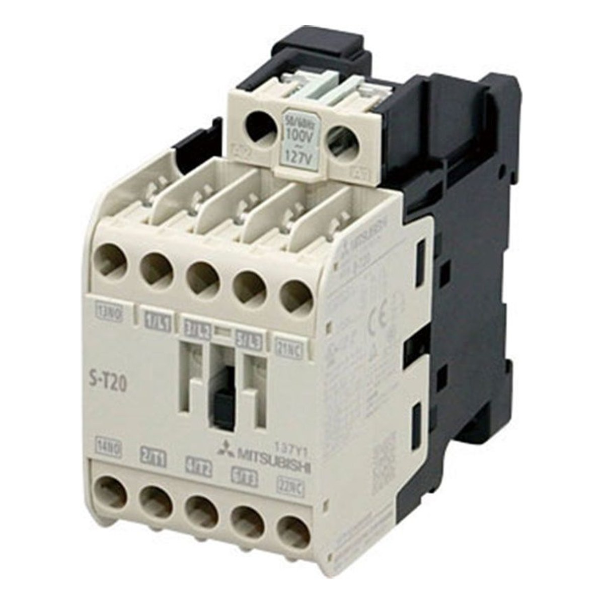 Contactor 3x18A bobina 380VAC NA S-T20 220050080 Mitsubishi — Mitsubishi