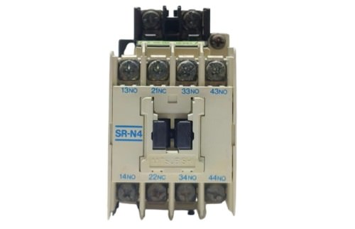 Contactor bobina 24VAC 3NA+1NC SR-N4 Mitsubishi — Mitsubishi