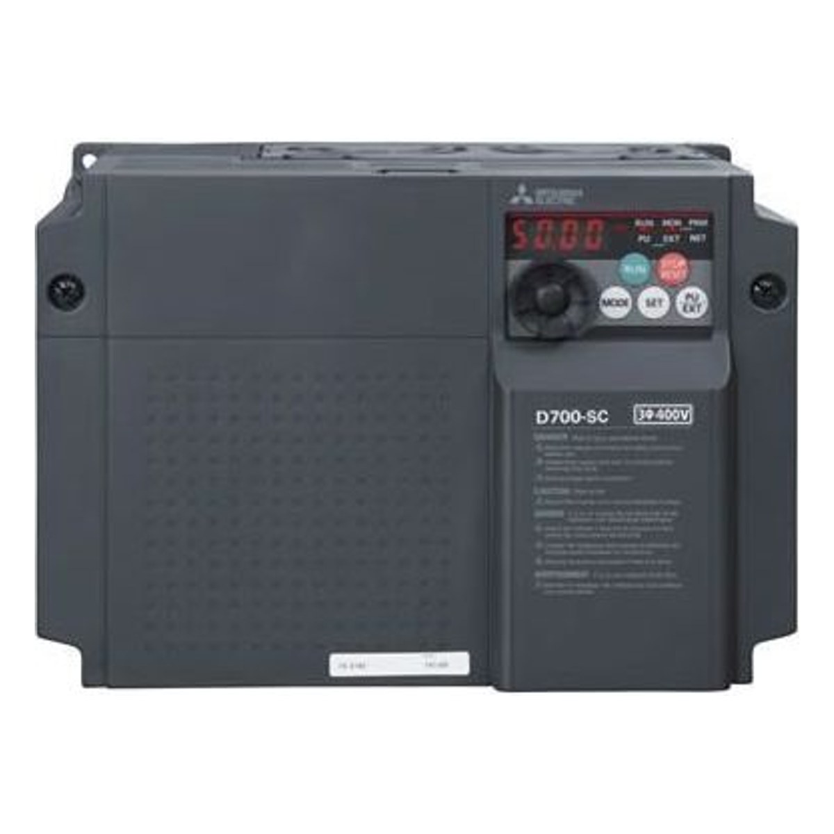 Variador de Frecuencia 10HP 7.5kW In: 16A / Vn: 380-480VAC -D740 2kVA 7.5kW IP20 FR-D740-160-NA — Mitsubishi Electric — MITSUBISHI ELECTRIC