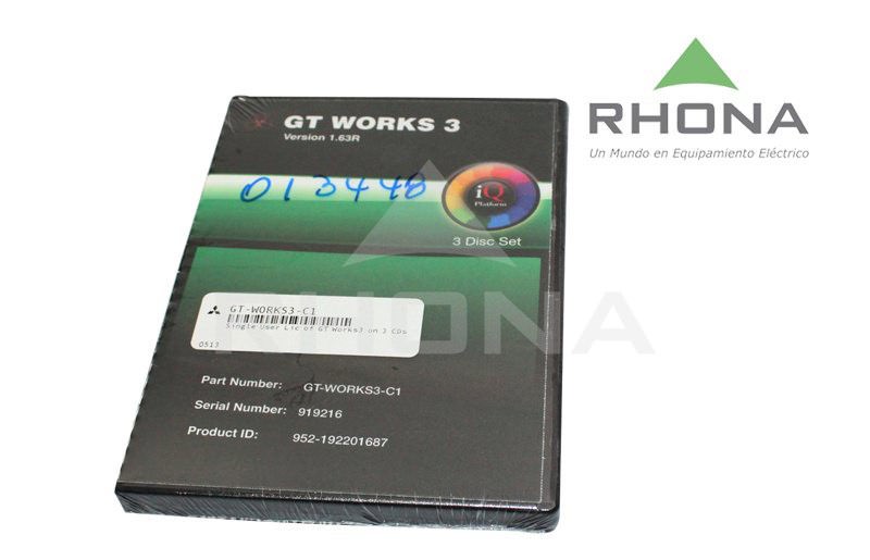 Software de Programación HMI para Panel HMI GT-WORKS3-C1 — Mitsubishi Electric — MITSUBISHI ELECTRIC
