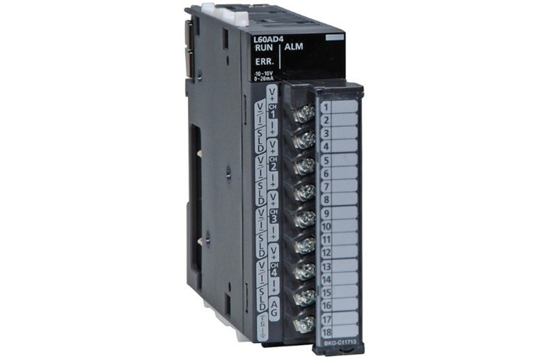 Módulo de Entrada Analógica Melsec-l 4 Canales 10V 10 a L60AD4 — Mitsubishi Electric — MITSUBISHI ELECTRIC