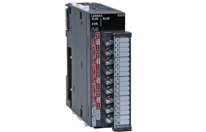 Módulo de Salida Analógica Melsec-l 4 Canales 10V 10 a L60DA4 — Mitsubishi Electric — MITSUBISHI ELECTRIC