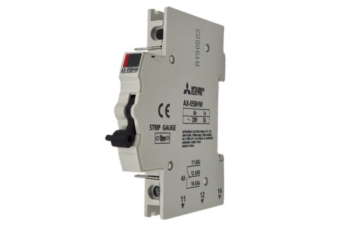Contacto auxiliar 9 x 8, 4 x 7, 8 cm AX-05BHW - — Mitsubishi Electric — MITSUBISHI ELECTRIC