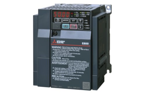 Variador de Frecuencia 2HP 1.5kW In: 4.0A / Vn: 380-480VAC -Fr-800 Normal Duty 2/3kVA 4 a IP20 E840-0040EPA-60 — Mitsubishi Electric — MITSUBISHI ELECTRIC