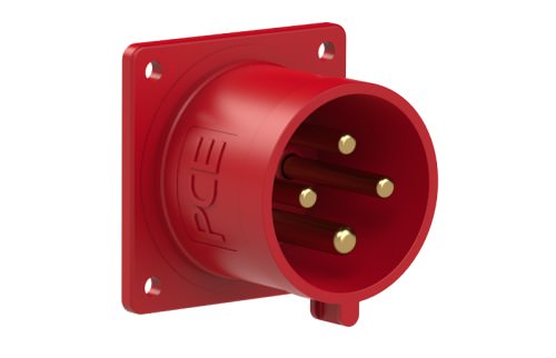 Enchufe Macho Embutido 4x32A - IP44 380VAC - 3P+T 400V 624 — Pce — PCE