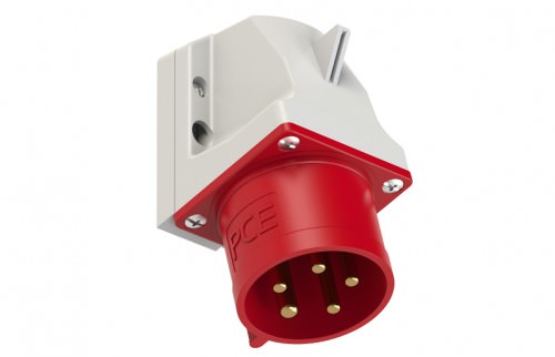 Enchufe Macho Sobrepuesto 5x32A - IP44 380VAC - 3P+N+T 400V 525 — Pce — PCE
