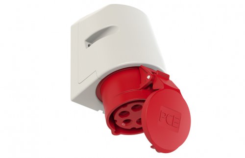 Enchufe Hembra Sobrepuesta 5x16 - IP44 380VAC - 3P+N+T 400V 16A 115 — Pce — PCE