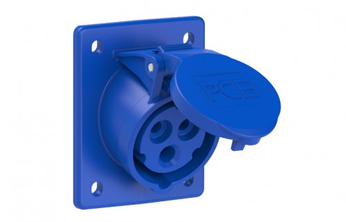 Enchufe Hembra Embutida 3x16A - IP44 220VAC - 2P+T 230V 413 — Pce — PCE