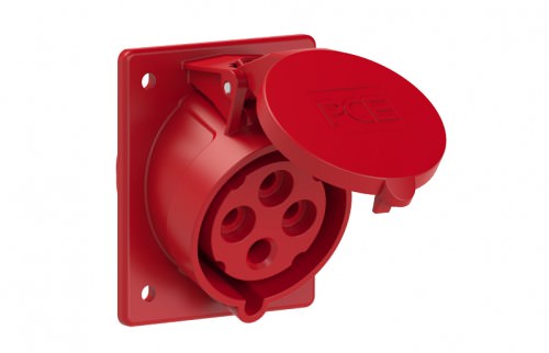 Enchufe Hembra Embutida 4x32A - IP44 380VAC - 3P+T 424 — Pce — PCE