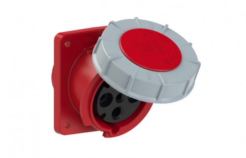 Enchufe Hembra Embutida 4x63A - IP67 380VAC - 3P+T 434 — Pce — PCE