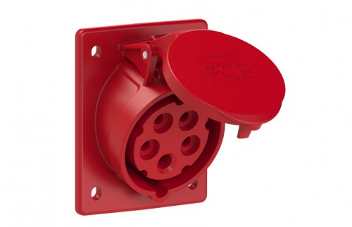 Enchufe Hembra Embutida 5x16A - IP44 380VAC - 3P+N+T 415 — Pce — PCE