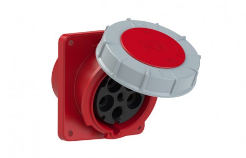 Enchufe Hembra Embutida 5x125A - IP67 380VAC - 3P+N+T 445 — Pce — PCE
