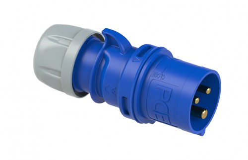 Enchufe Macho Volante 3x16A - IP44 220VAC - 2P+T 013 — Pce — PCE