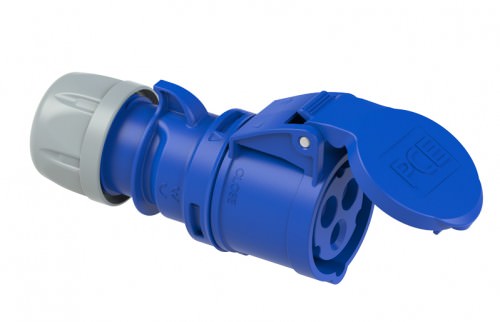 Enchufe Hembra Volante 3x32A - IP44 220VAC - 2P+T 223 — Pce — PCE