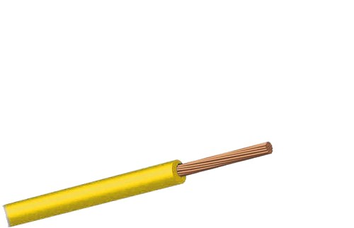 Cable H07v2-k 1,5mm2 Amarillo Uso Interior 750v - 100MT 1.5MM2