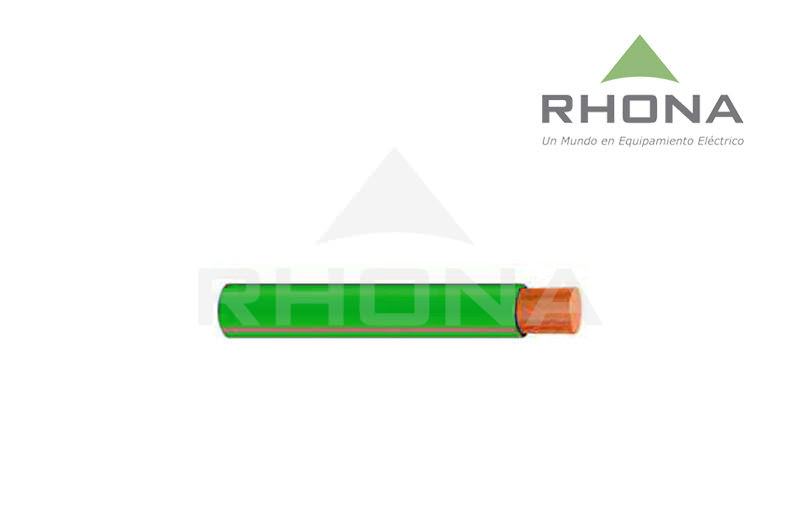 Cable H05v-k 1,0mm2 Verde Uso Interior 500v - 100MT 300/500V H05Z-K