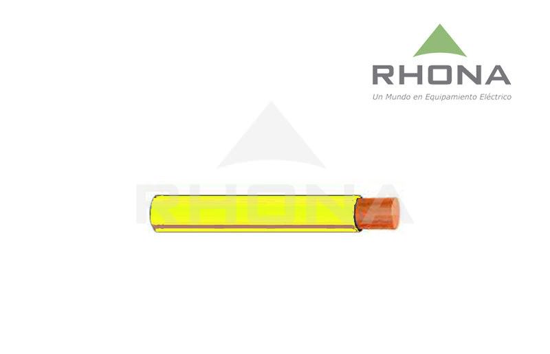 Cable H05v-k 1,0mm2 Amarillo Uso Interior 500v - 100MT 300/500V H05Z-K