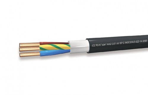 Cable Rv-k 4x2,5mm2 Multicondutor Flexible - 0,6/1kv RV-K