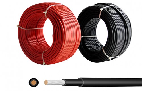 Cable Solar 6mm2 Rojo H1z2z2-k Clase 5, 1800v 0 KV H1Z2Z2-K