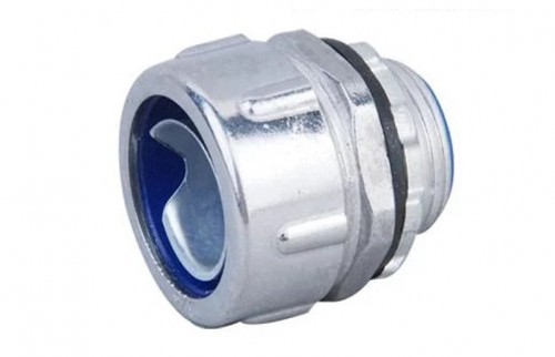 Conector Recto 40MM Para Conduit Flexible Aspirado 40MM