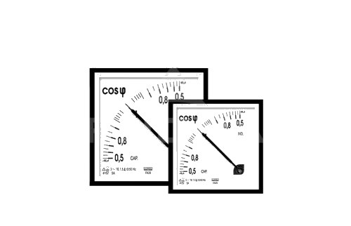 Fasímetro 380V 5A 96x96mm SC3VIE — Saci — SACI