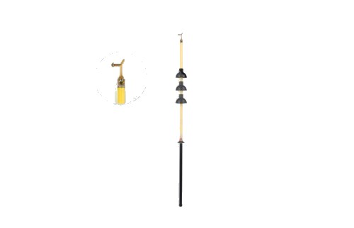 Pertiga de Maniobra 45kV Largo 1.30M -3 Campanas 1,60 M BME-45 — Sofamel — SOFAMEL