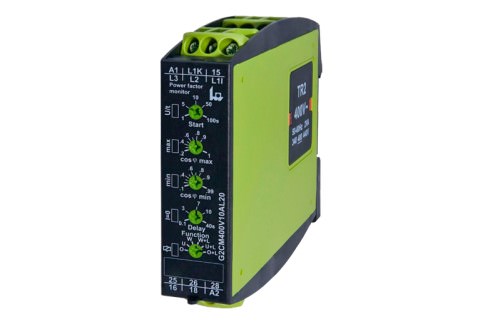 Relé Monitoreo Factor de Potencia Multifuncion, 1 o 3 Fases. 400V G2CM400V10AL20 — Tele — TELE