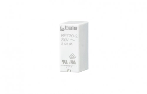 Relé Miniatura Rp 2 Polos Alimentación 230VCA 250VAC RP730-2 — Tele — TELE