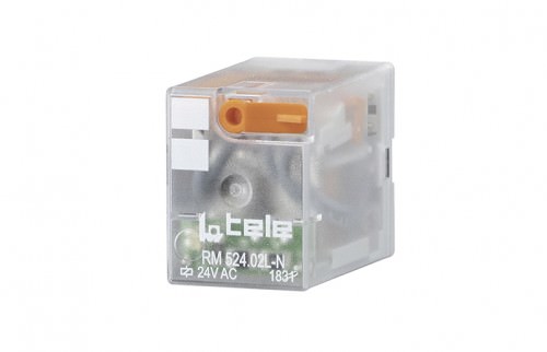 Relé Miniatura Rm 4 Polos Alimentación 24VCA 250VAC RM524L — Tele — TELE