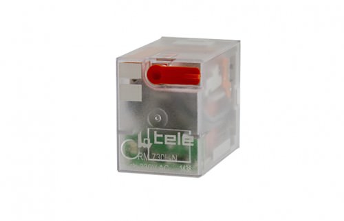 Relé Miniatura Rm 4 Polos Alimentación 230VCA 250VAC RM730L — Tele — TELE