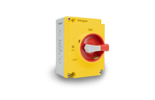 Interruptor Rotativo con Bloqueo 3x20A con Caja 800VAC 9kW S3-00203P4EP — Telergon — TELERGON