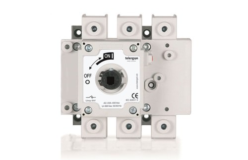 Interruptor Rotativo 3x160A 88.6kW -AC21 / AC22 1000V 23A S5-01603PB0 — Telergon — TELERGON