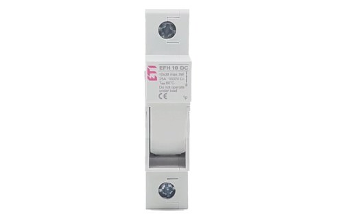 Porta Fusible Fotovoltaico 10x38 -1000V -2A 1P 10x38mm ZE-2540201 — Telergon — TELERGON