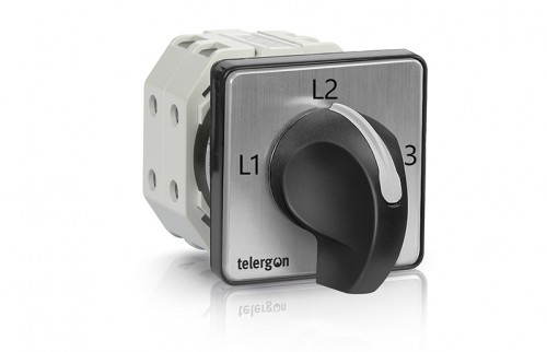 Selector de Amperaje 16A L1 -L2 -L3 (3 Pos.) T-720 — Telergon — TELERGON