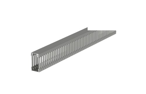 Canaleta Ranurada 60x30mm Tira de 2 Metros - Gris 60.30.77 — Unex — UNEX