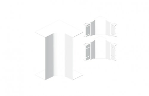 Angulo Interior 50x170mm para Bandejas U24x -Color Blanco 93326-2 — Unex — Unex