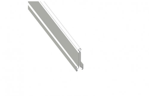 Tabique Separador Alt. 50mm para Bandeja U24x - 2 Metros, Blanco 93820 — Unex — UNEX