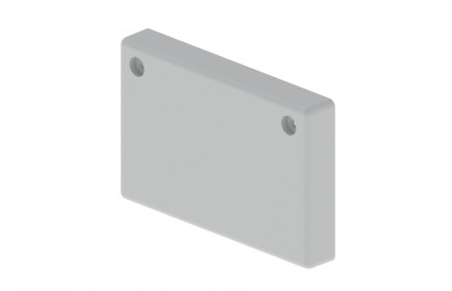 Tapa Final 60x100mm para Bandejas U24x - Color Gris 66113 — Unex — Unex